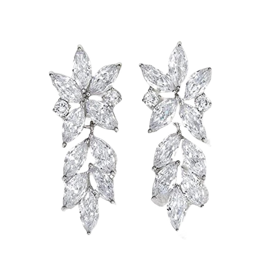 Marquise Splendor Diamontage Earrings